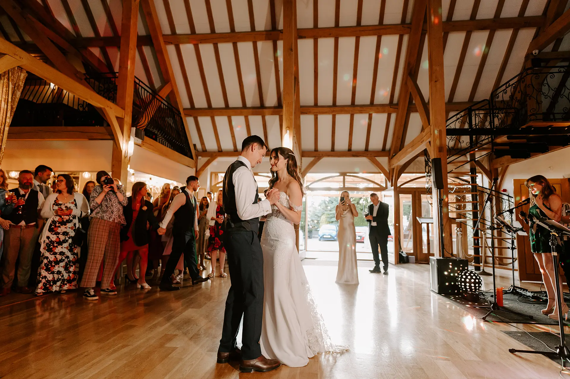 First dance at a Rivervale Barn wedding