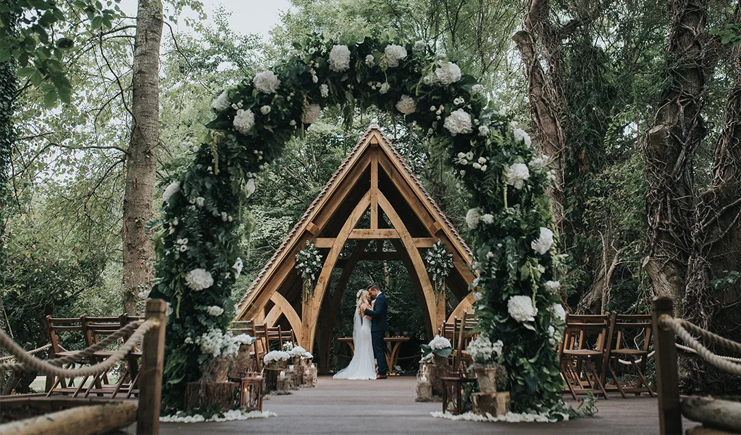 The Spinney is a beautiful outdoor ceremony area perfect for anyone wanting a nature inspired ceremony