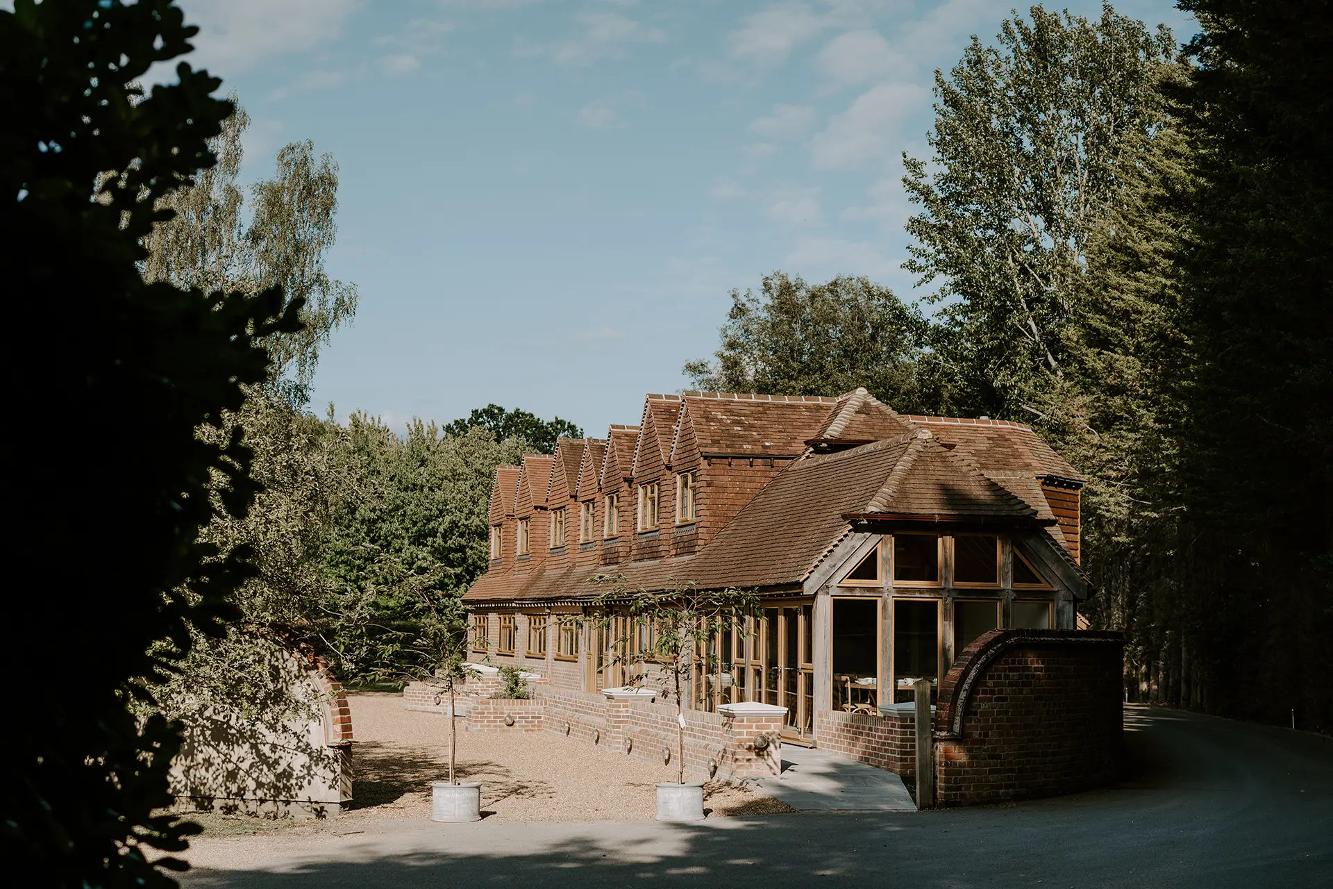 The Rivervale Lodge accommodation exterior at Rivervale barn