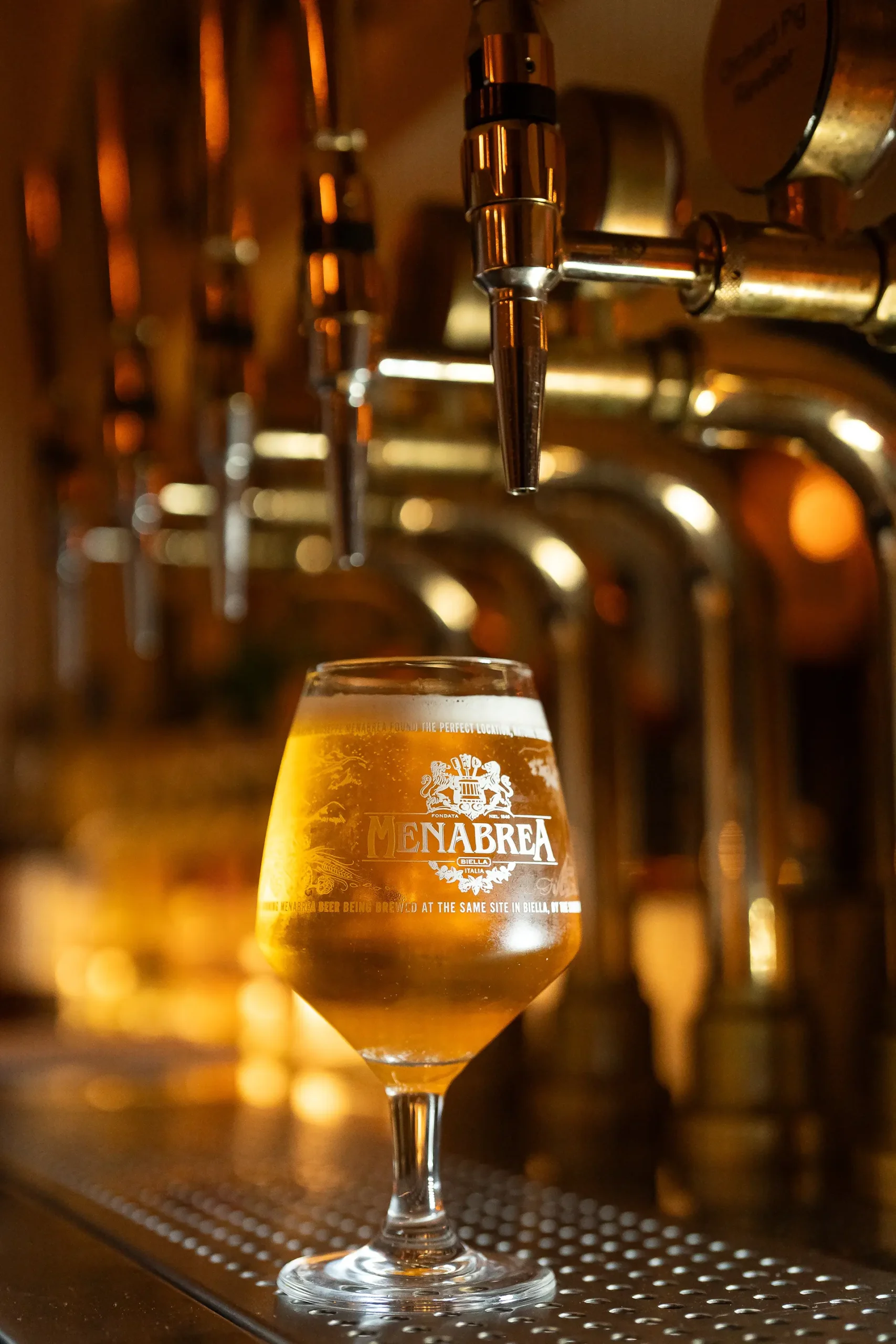 Freshly poured beer from Rivervale Barn's bar