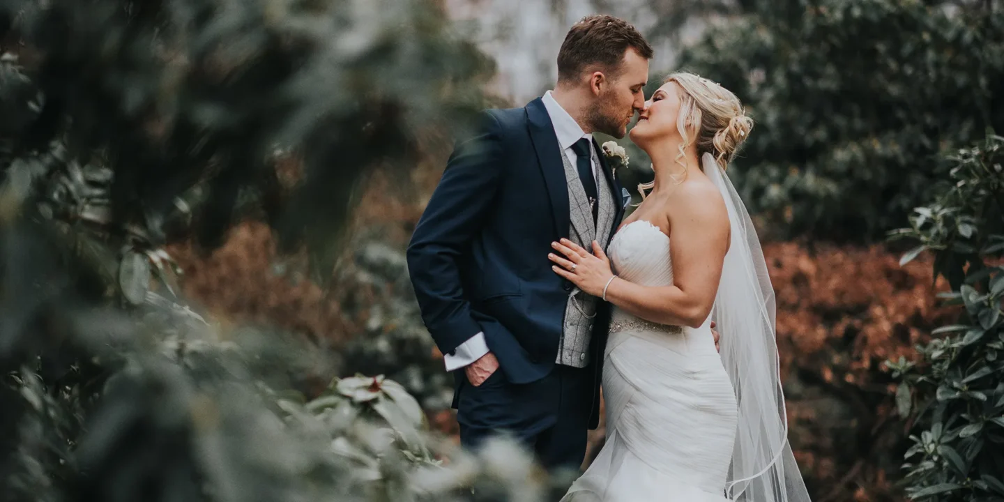 Michelle and Chris chose a stunning barn wedding venue in the Hampshire countryside for their winter wedding