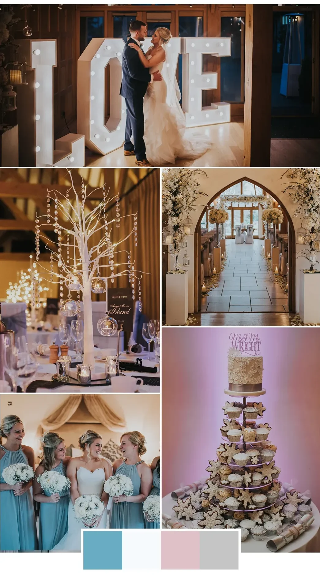 Michelle and Chris' real life wedding at Rivervale Barn