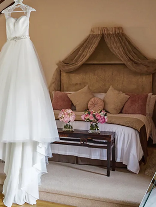 This gorgeous wedding dress is perfect for a stunning barn venue wedding