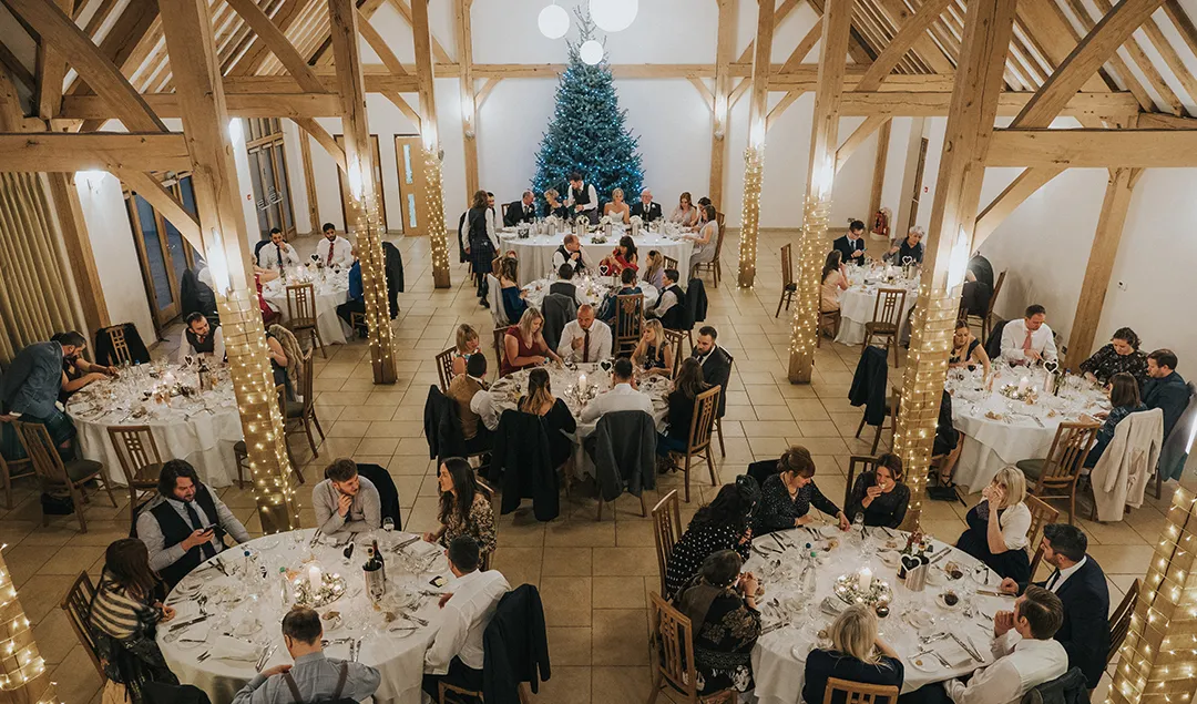 Winter wedding inspiration at Rivervale Barn