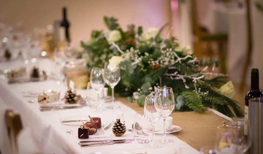 Winter wedding inspiration at Rivervale Barn