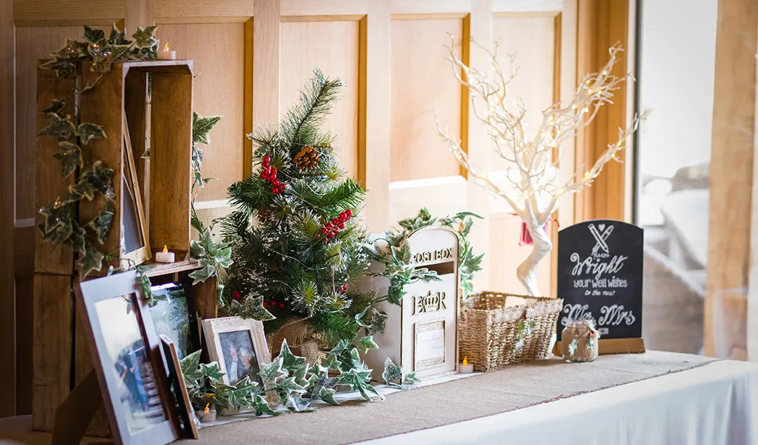 Winter wedding inspiration at Rivervale Barn