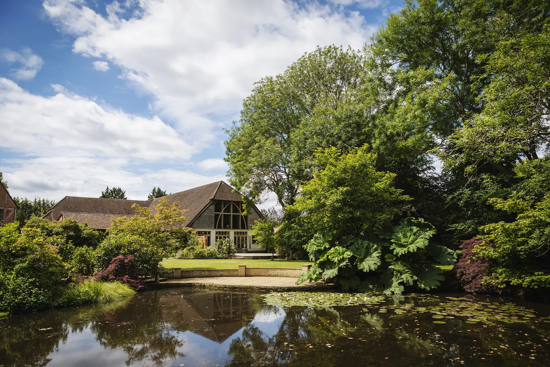 Rivervale Barn wedding venue and gardens